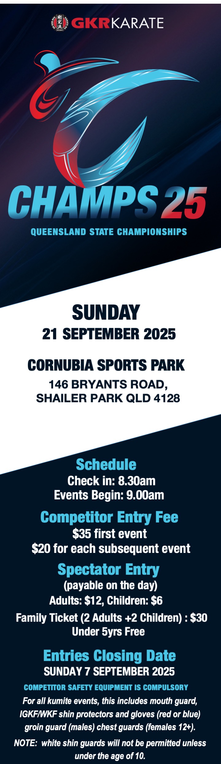 State Champs 2025 - Queensland Entries